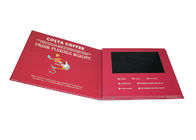 Video cartolina d'auguri di affari portatili, carta LCD dell'opuscolo di dimensione di 210mm x di 210 video