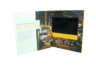 Video cartolina d'auguri di affari portatili, carta LCD dell'opuscolo di dimensione di 210mm x di 210 video