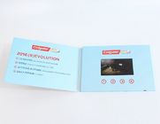 Carta del bollettino della cartella dell'aletta di filatoio dell'opuscolo del LED di HD 1024 x 600 video per l'invito di nozze