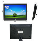 15,4» giocatori LCD LCD di pubblicità di colore del nero di USB AVI dell'opuscolo dello schermo 1280x800 video