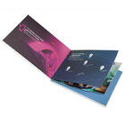 Opuscolo LCD di stampa di carta UV video, cartolina d'auguri di LCD di 210mm x di 210 video