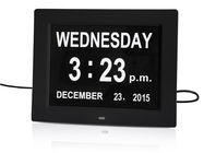 Vita americana, orologio di giorno solare aggiornato di Digital di perdita di memoria di più nuova versione con i cicli di giorno &amp; il backup di batteria (bianchi)