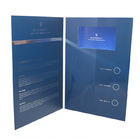 Mestieri su ordinazione della carta da stampa del video opuscolo LCD del CE ROHS con il touch screen di A5 Real Estate