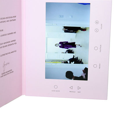 Video su misura in a 2,4 pollici LCD di Digital della cartella con la batteria al litio ricaricabile