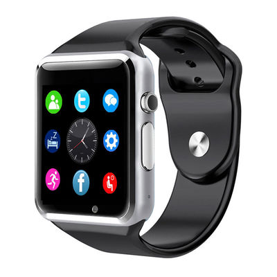 Tempo del mondo dell'orologio del braccialetto di Bluetooth del touch screen A1 con la macchina fotografica di 0.3M