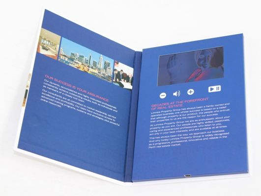 Video carta dell'invito di VIF di video pubblicità fatta a mano elegante dell'opuscolo