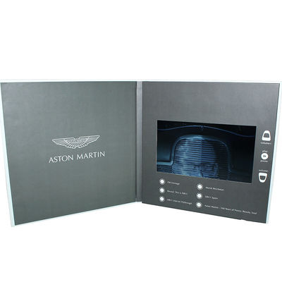 Business Gift 5"IPS Screen Video Brochure ,Video Brochure Card ,Lcd Video brochure Card with 210x165mm UV brochure print