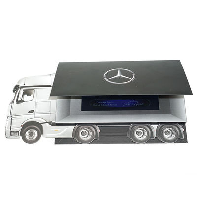 Business Gift 5"IPS Screen Video Brochure ,Video Brochure Card ,Lcd Video brochure Card with 210x165mm UV brochure print